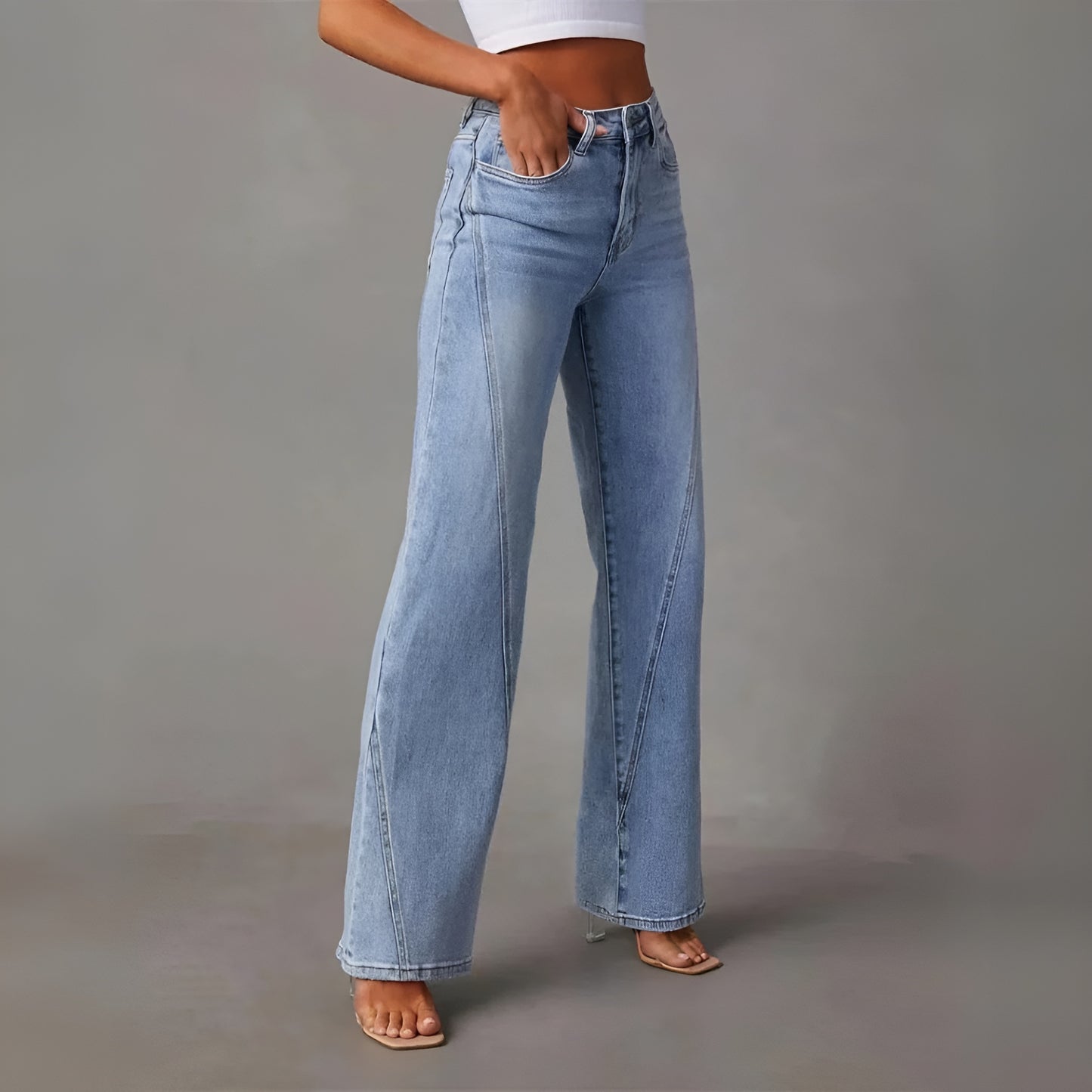 Clara™ - Elegant Flared Jeans